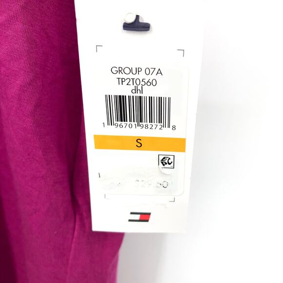 TOMMY HILFIGER SPORT Performance Graphic T-Shirt Small Pink Short Sleeve NWT - Picture 7 of 10